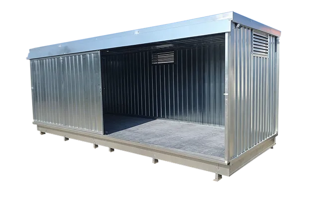 Container in lamiera con VASCA