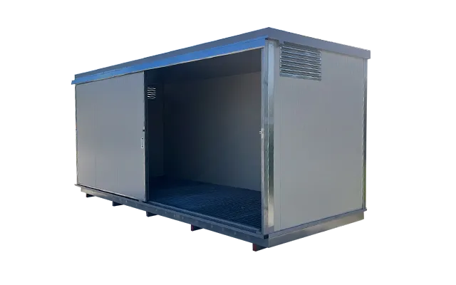 container coibentato con vasca